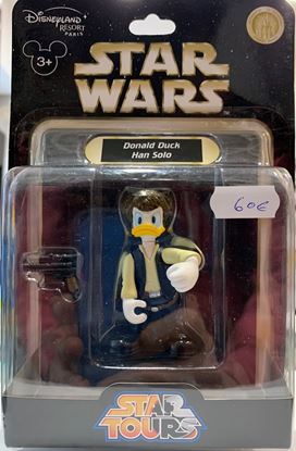 Imagen de Figura Donald Duck Han Solo - Star Tours - Disney & Star Wars