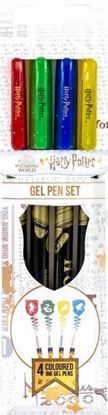 Imagen de Set 4 Bolígrafos de Gel Hogwarts - Harry Potter