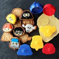 Foto de Set 6 Cortadores Galleta Kawaii - Harry Potter