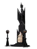 Foto de El Señor de los Anillos Estatua 1/6 Saruman the White on Throne 110 cm