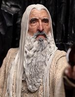 Foto de El Señor de los Anillos Estatua 1/6 Saruman the White on Throne 110 cm