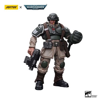 Imagen de Warhammer 40k Figura 1/18 Astra Militarum Cadian Command Squad Veteran Sergeant with Power Fist 12 cm