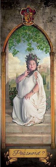 Foto de Póster Puerta "The Fat Lady" - "Dama Gorda" 53 x 158 cm - Harry Potter