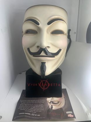 Imagen de V FOR VENDETTA Guy Fawkes máscara 1/1 Master replicas