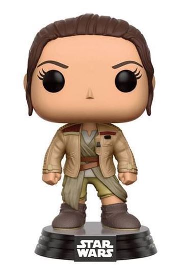 Foto de Star Wars Episode VII POP! Vinyl Cabezón Rey in Finn's Jacket 9 cm