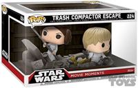 Foto de Star Wars POP! Movie Moments Vinyl Figura Trash Compactor Escape Exclusive 9 cm