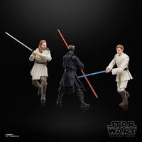 Foto de Star Wars Episode I Black Series Pack de 3 Figuras Qui-Gon Jinn, Darth Maul, Obi-Wan Kenobi 15 cm