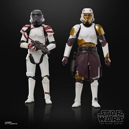 Imagen de Star Wars: Ahsoka Black Series Pack de 2 Figuras Captain Enoch & Night Trooper 15 cm