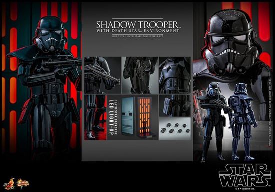 Foto de Star Wars Figura Movie Masterpiece 1/6 Shadow Trooper with Death Star Environment 30 cm RESERVA