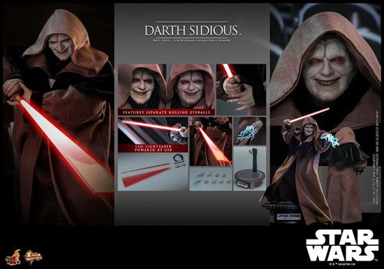 Foto de Star Wars Figura Movie Masterpiece 1/6 Darth Sidious 29 cm