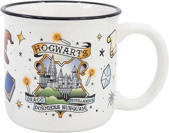 Foto de Taza Símbolos Hogwarts Old School - Harry Potter