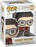 Foto de Harry Potter y El Prisionero de Azkabán POP! Movies Vinyl Figura Harry with Broom (Quidditch) 9 cm