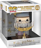 Foto de Harry Potter y El Prisionero de Azkabán POP! Deluxe Movies Vinyl Figura Albus Dumbledore with Podium 12 cm