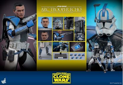 Imagen de Star Wars:: The Clone Wars Figura 1/6 Arc Trooper Echo 30 cm