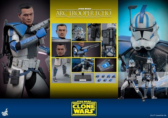 Foto de Star Wars:: The Clone Wars Figura 1/6 Arc Trooper Echo 30 cm