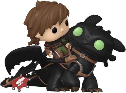 Imagen de Cómo Entrenar A Tu Dragón POP! Rides Deluxe Vinyl Figura Hiccup with Toothless 9 cm