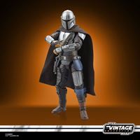 Foto de Star Wars: The Mandalorian Vintage Collection Figura The Mandalorian (Imperial Base) 10 cm