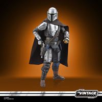 Foto de Star Wars: The Mandalorian Vintage Collection Figura The Mandalorian (Imperial Base) 10 cm