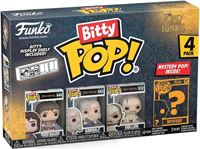 Foto de El Señor de los Anillos Funko Bitty POP! Pack 4 Figuras Frodo Baggins, Gandalf, Gollum + 1 Mystery 2,5 cm