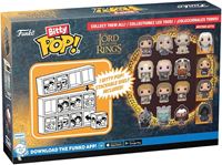 Foto de El Señor de los Anillos Funko Bitty POP! Pack 4 Figuras Frodo Baggins, Gandalf, Gollum + 1 Mystery 2,5 cm