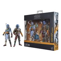 Foto de Star Wars: The Mandalorian Black Series Pack de 2 Figuras Mandalorian Shriek-Hawk Trainers 15 cm