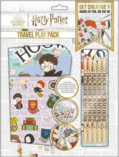 Foto de Set de Papelería para Colorear con Pegatinas - Harry Potter