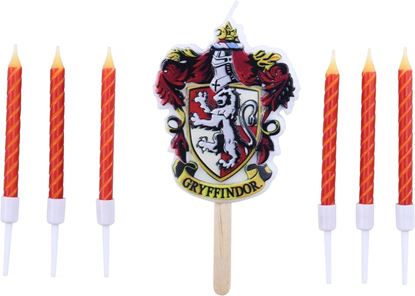 Imagen de Set de 7 Velas de Cumpleaños Gryffindor - Harry Potter