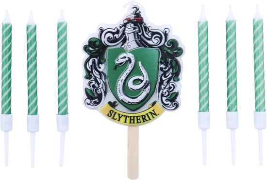 Foto de Set de 7 Velas de Cumpleaños Slytherin - Harry Potter