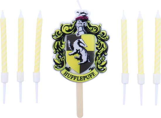 Foto de Set de 7 Velas de Cumpleaños Hufflepuff - Harry Potter