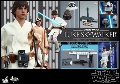 Imagen de Star Wars Episodio IV - Una Nueva Esperanza Figura 1/6 Luke Skywalker Movie Masterpiece 30 cm