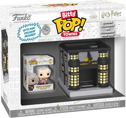 Imagen de Harry Potter Funko Bitty POP Towns! Garrick Ollivander & Ollivander's Wand Shop 6 cm