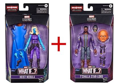 Imagen de PACK MARVEL LEGENDS WHAT IF NEBULA + T´CHALLA