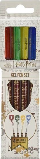 Foto de Set 4 Bolígrafos de Gel Hogwarts - Harry Potter