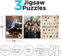 Foto de Set 3 Puzzles 500 Piezas - Harry Potter