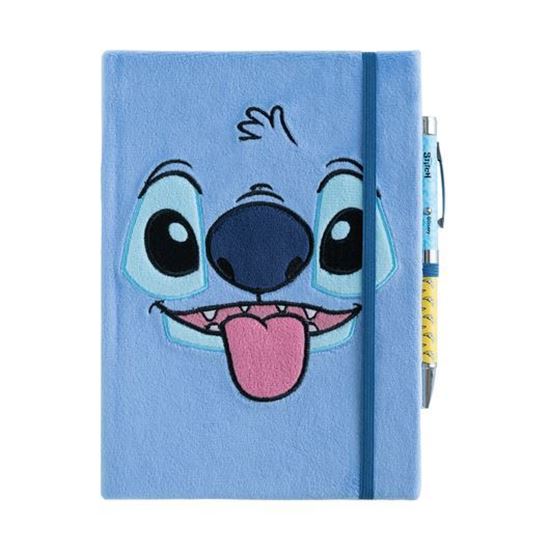 Foto de CUADERNO PREMIUM A5 TAPA FELPA CON BOLIGRAFO PROYECTOR DISNEY STITCH TROPICAL