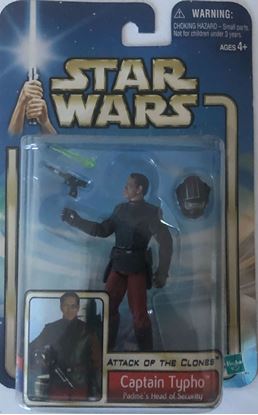 Imagen de FIGURA STAR WARS - ATTACK OF THE CLONES - CAPTAIN TYPHO - PADME’S HEAD OF SECURITY - HASBRO