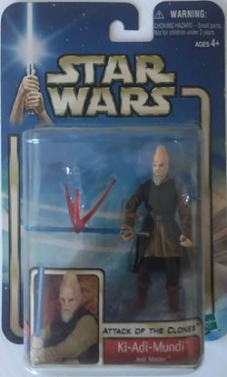 Imagen de FIGURA STAR WARS - ATTACK OF THE CLONES - KI-ADI-MUNDI - JEDI MASTER - HASBRO