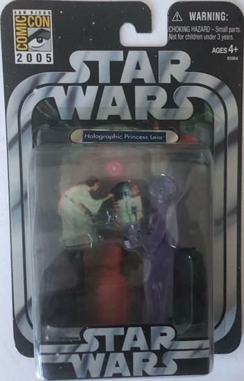 Foto de FIGURA STAR WARS - HOLOGRAPHIC PRINCESS LEIA - SAN DIEGO COMIC CON 2005 - HASBRO