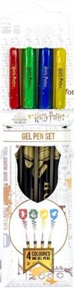 Imagen de Set 4 Bolígrafos de Gel Hogwarts - Harry Potter