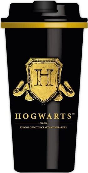 Foto de Vaso de Viaje Negro Hogwarts - Harry Potter
