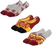 Foto de Pack 3 Pares Calcetines Tobilleros - Pinkies Adulto Gryffindor Talla Única - Harry Potter