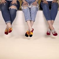 Foto de Pack 3 Pares Calcetines Tobilleros - Pinkies Adulto Gryffindor Talla Única - Harry Potter