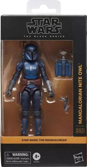 Foto de Figura Hasbro - The Black Series - Star Wars: The Mandalorian - Mandalorian Nite Owl 15 cm