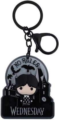 Imagen de Llavero 3D "No Rules" - Miércoles - Wednesday
