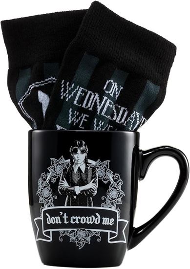 Foto de Set Taza y Calcetines "Don't Crowd Me" - Miércoles - Wednesday