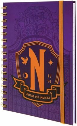Imagen de Cuaderno A5 Anillas Nevermore - Miércoles - Wednesday