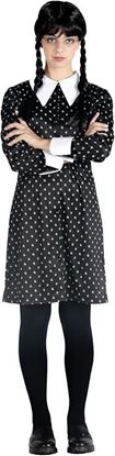 Imagen de Disfraz Vestido + Peluca - 8 a 11 años - 140 cm - Miércoles - Wednesday