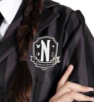 Foto de Disfraz Uniforme Nevermore + Peluca - 12 a 16 años - 152 cm - Miércoles - Wednesday