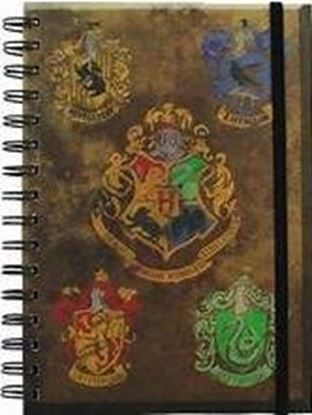 Imagen de Cuaderno A5 Hogwarts y Casas - Harry Potter