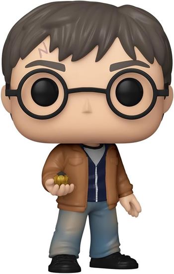 Foto de Harry Potter POP! Movies Vinyl Figura Harry Potter con Piedra de la Resurreción 9 cm